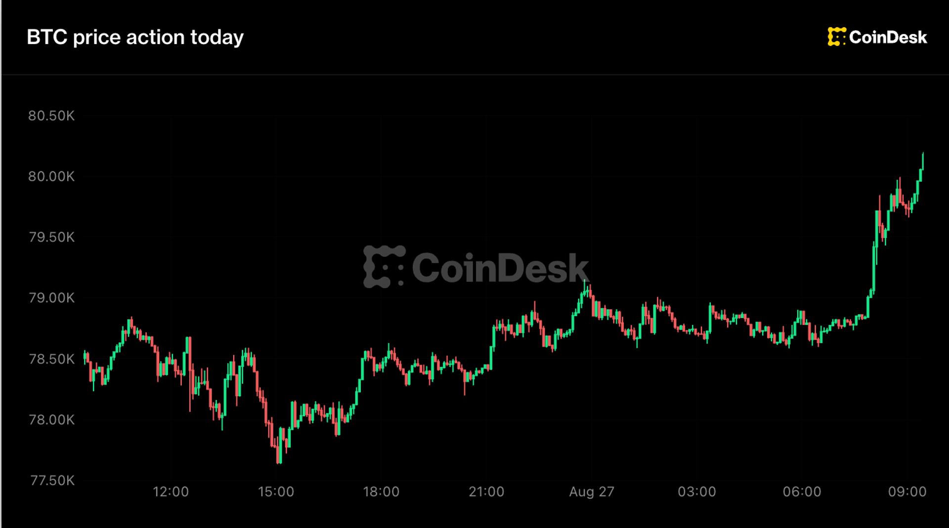 Биткоин пробил $80 тыс., ETF-фонды притягивают деньги восьмой день подряд