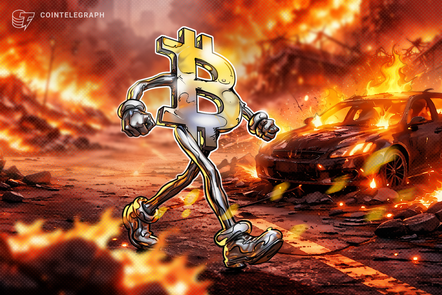 Биткойн отстаёт от рекордных взлётов акций, упираясь в 87 тысяч