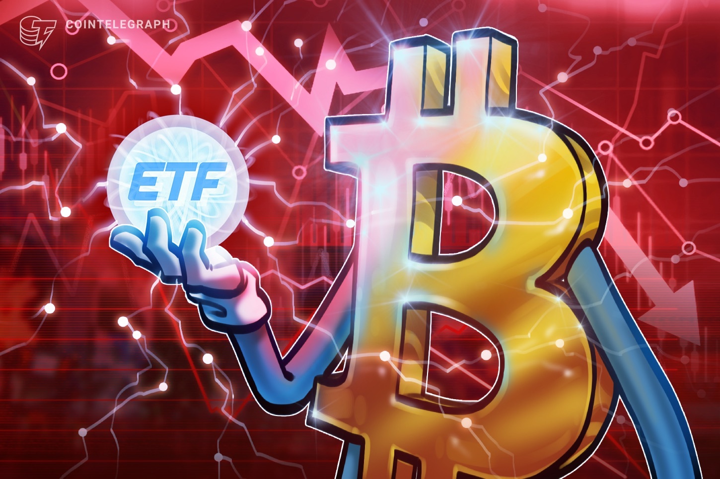Биткоин-ETF прервали 9-дневный поток покупок на фоне падения BTC