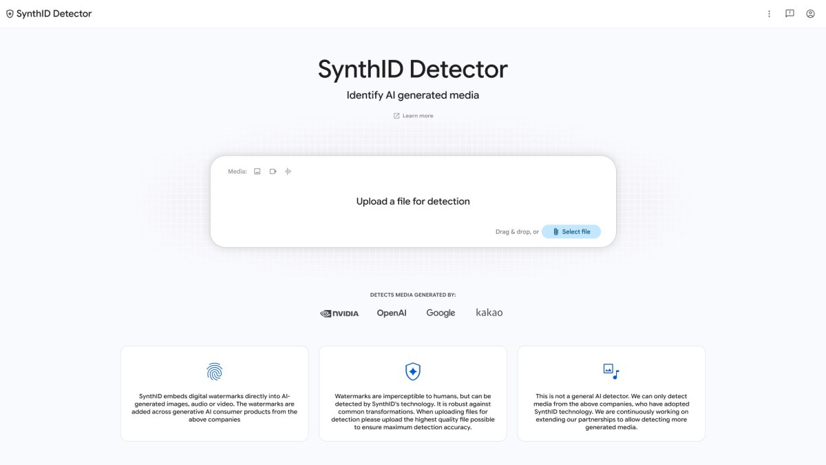 Google запустил SynthID для всех — сайт определяет AI-контент