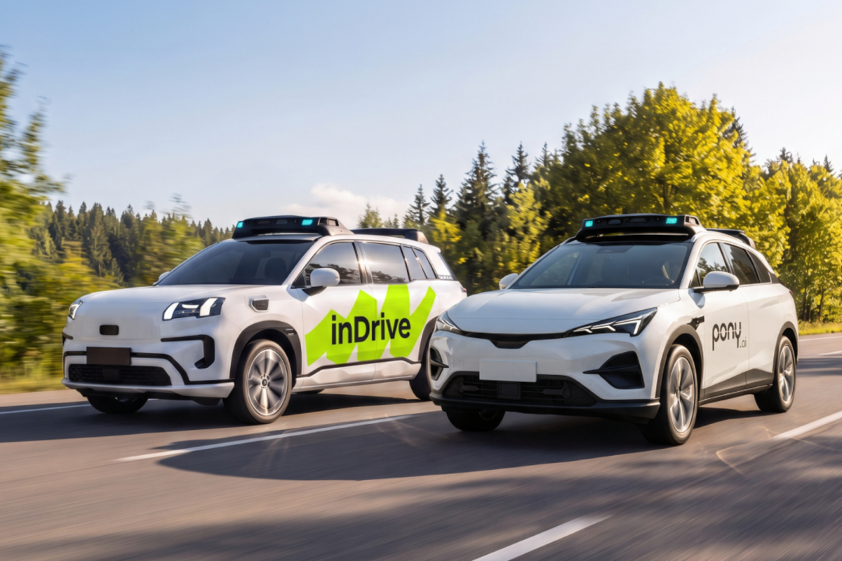inDrive планирует тесты робототакси в Казахстане с Pony.ai и Nvidia с 2027 года