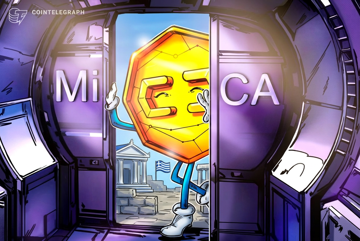 Греция начала регистрацию крипто-провайдеров под MiCA, отрицает слова о Binance
